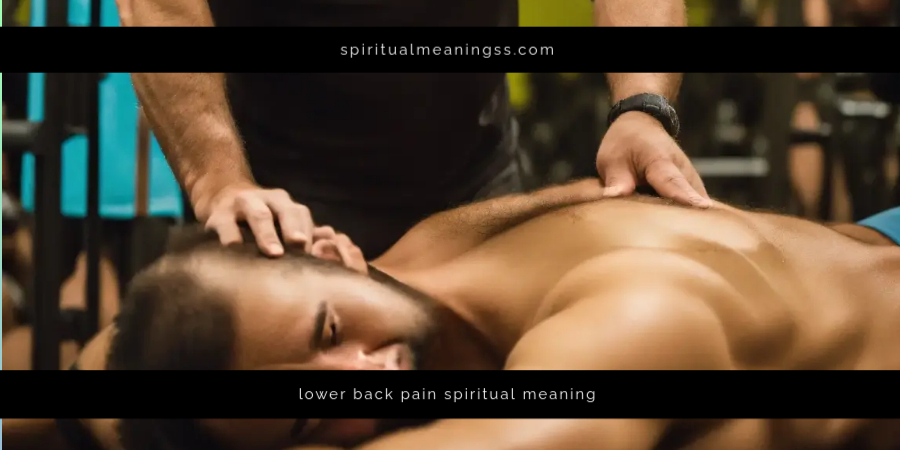 lower back pain spiritual meaning