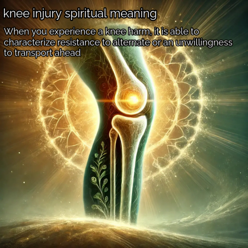 knee injury spiritual meaning