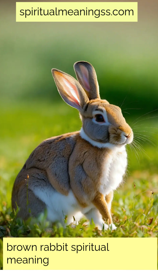 brown rabbit spiritual meaning​