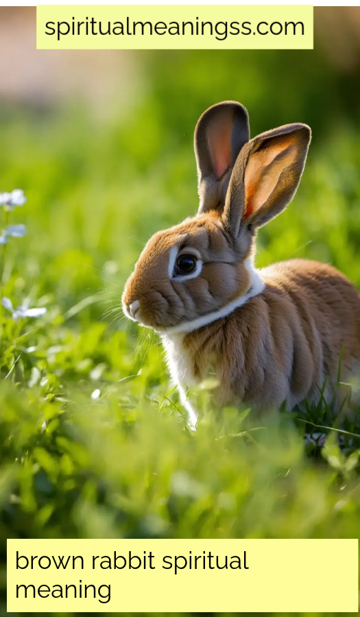 brown rabbit spiritual meaning​