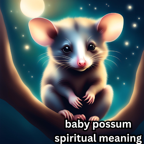 baby possum spiritual meaning