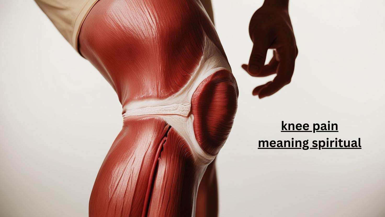 knee pain meaning spiritual