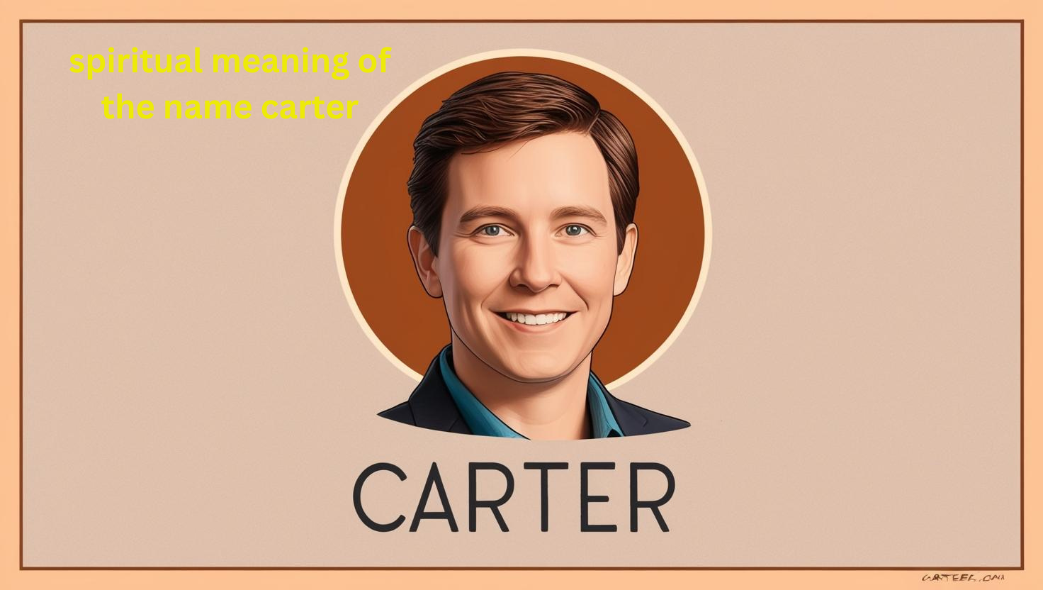 spiritual meaning of the name carter​