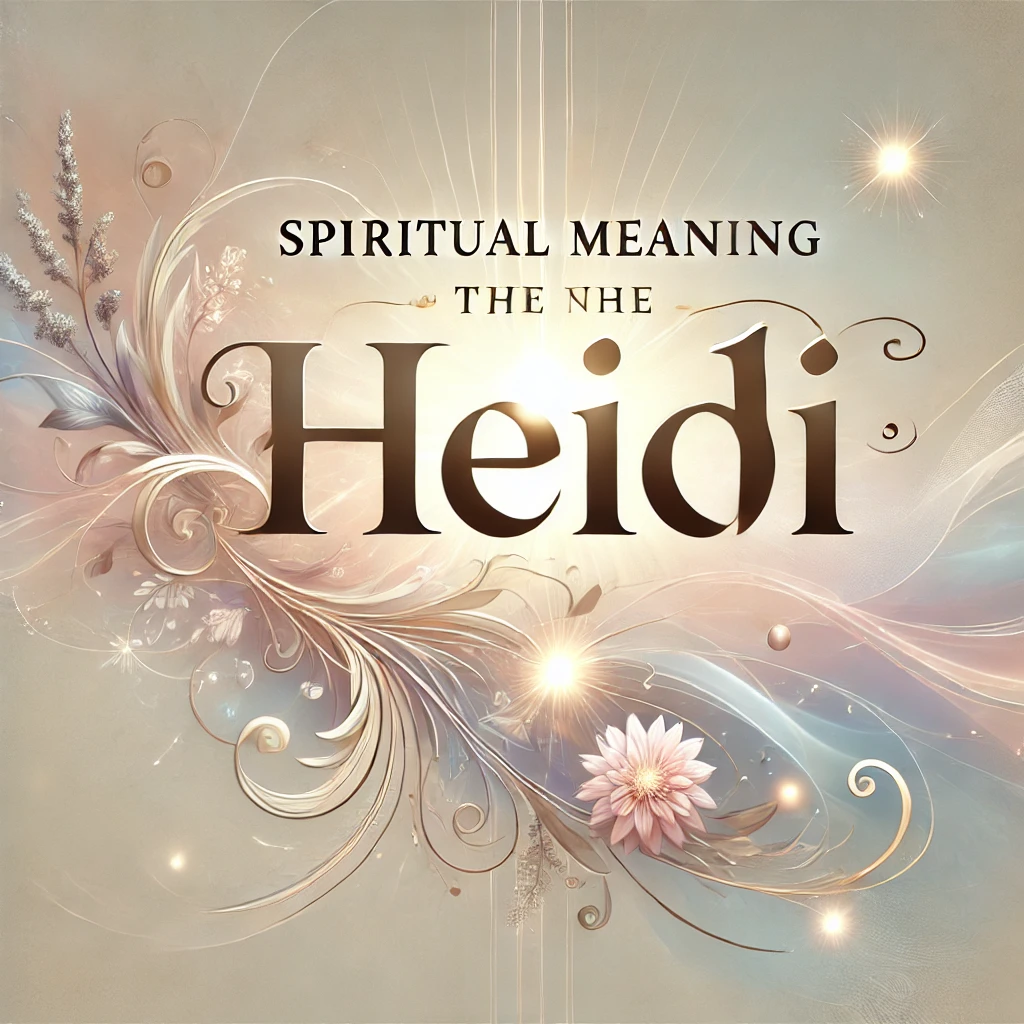 spiritual meaning of the name heidi