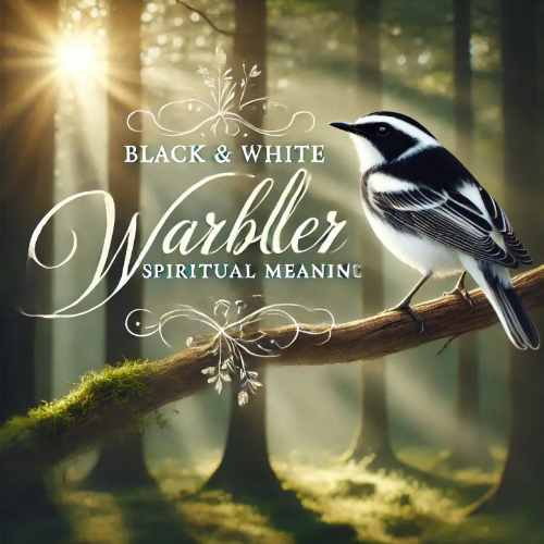 black and white warbler spiritual meaning