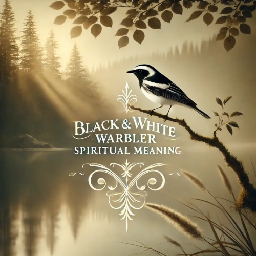 black and white warbler spiritual meaning