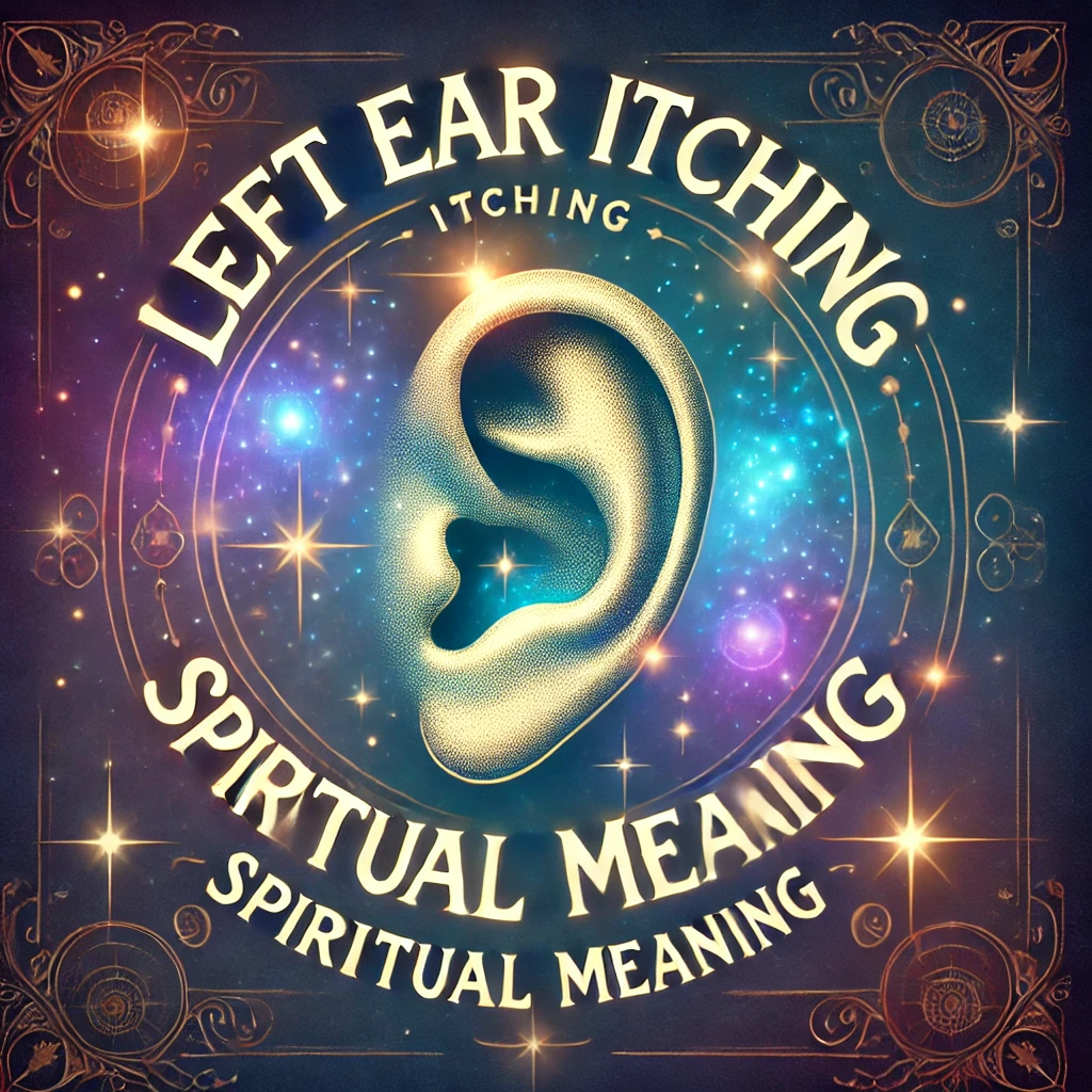 left ear itching spiritual meaning